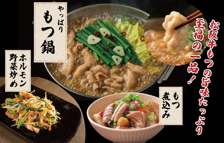 【ふるなびWEEK対象】ホルモン 松阪牛 ミックス牛ホルモン500g＋味噌ダレ200g I63