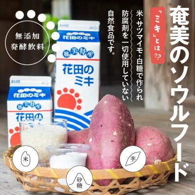 ふるさと納税 奄美市 奄美ではおなじみの花田のミキ 1000ml 4本/500ml 2本 | 