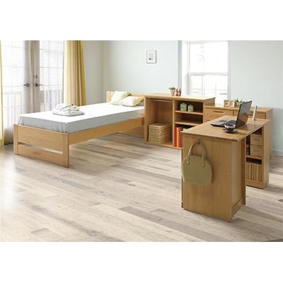 ふるさと納税 大川市 大川家具　システムベッド　レジェンド(ベッド、袖付デスク、チェスト、シェルフ) |  | 01