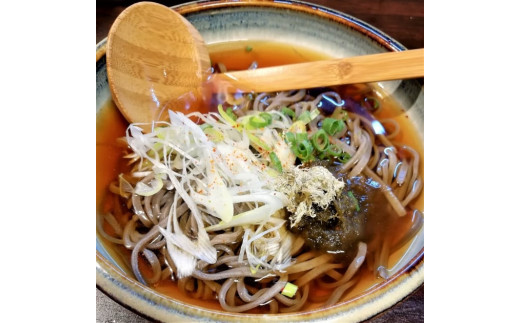 土川そばものがたりセット ／ 道の駅にしね 蕎麦 ソバ そば お蕎麦 玄そば 乾麺 つゆ付き