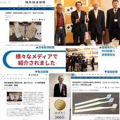 ふるさと納税 伊予市 お米歯ブラシ ライスクリーンやわらかめ 6本(3色×2本) 山陽物産 大阪万博展示品 B440 |  | 01