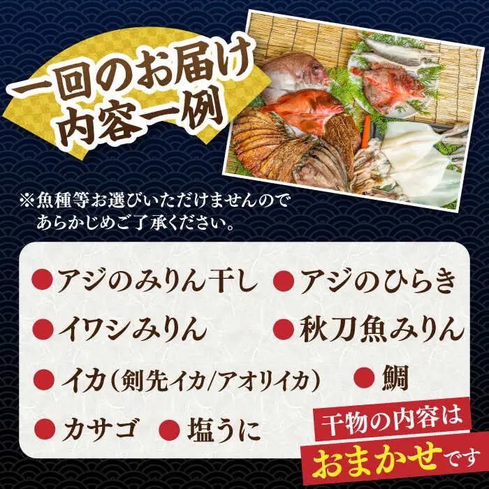 【全3回定期便】旬の干物 おまかせ詰め合わせ《松》（カマス・アカハタ・鯛など）[JDR015]