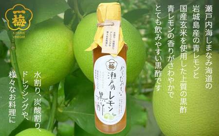 四国の逸品 からだおもいの飲むお酢 飲み比べ 2種 200ml×2本 セット （はちみつ梅酢 瀬戸内レモン黒酢） 【昭和23年創業 一梅酢】 国産 人気