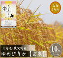 【ふるさと納税】 ふるさと納税 ゆめぴりか 玄米 新米 令和6年産 特Aランク 特A 10kg 先行 受付 北海道 秩父別町 米どころ