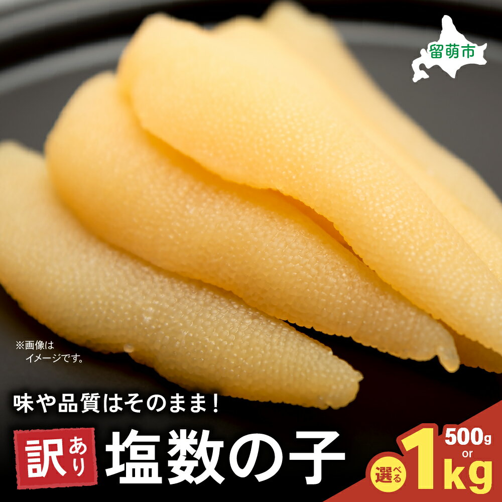 【ふるさと納税】〈選べる量〉 訳あり塩数の子 500g or 1kg　ごはんのお供 おかず 珍味 海鮮 海産物 魚介 魚介類 おつまみ かずのこ カズノコ おせち　高級　ギフト R003-003