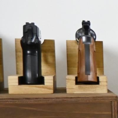 ふるさと納税 横手市 WOOD WORKS 日本製 ガンスタンド 1丁掛 3個セット【本体カラー:ライトブラウン】 |  | 03