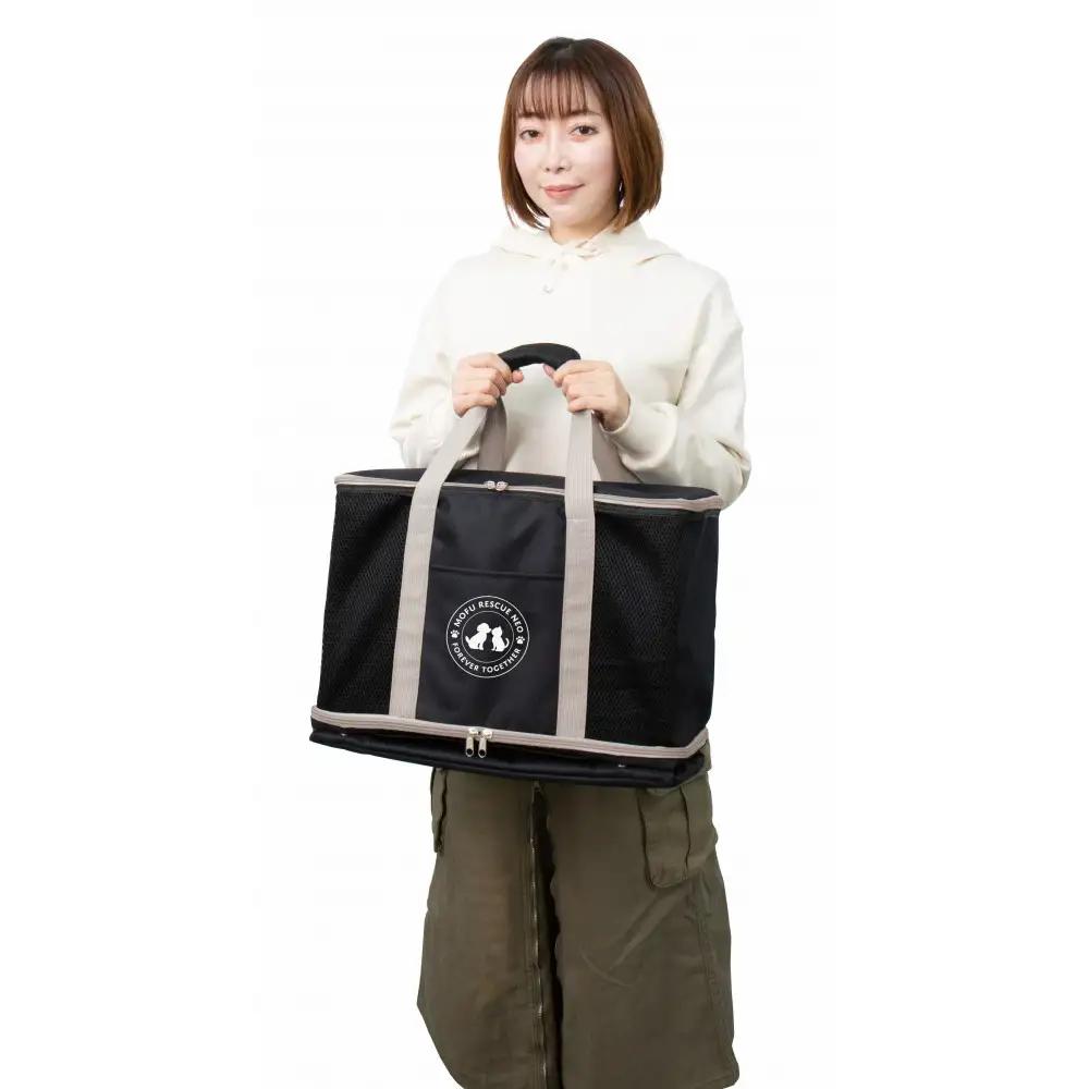 ペット用リュック（グリーン）３ＷＡＹ使用