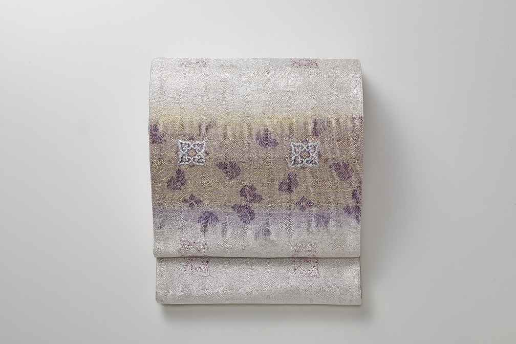  SG‐08　御山杉染め　袋帯　葡萄唐草二釜文　「お仕立（帯芯付き）」_イメージ3