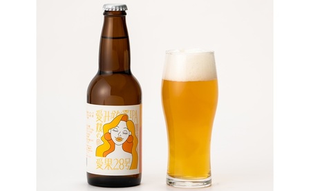 ビール クラフトビール 愛媛のみかんIPA 愛果28号 330ml×2本 瓶 お酒 酒 ご当地ビール インディアンペールエール IPA みかん 柑橘 ギフト 愛媛 伊予市｜B502