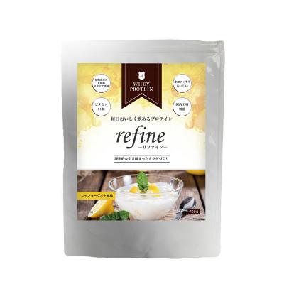 ふるさと納税 戸田市 植物由来の甘味料使用 refine ホエイプロテイン レモンヨーグルト風味