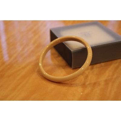 ふるさと納税 府中市 SHINBEY 漆バングル ベージュ L |  | 01