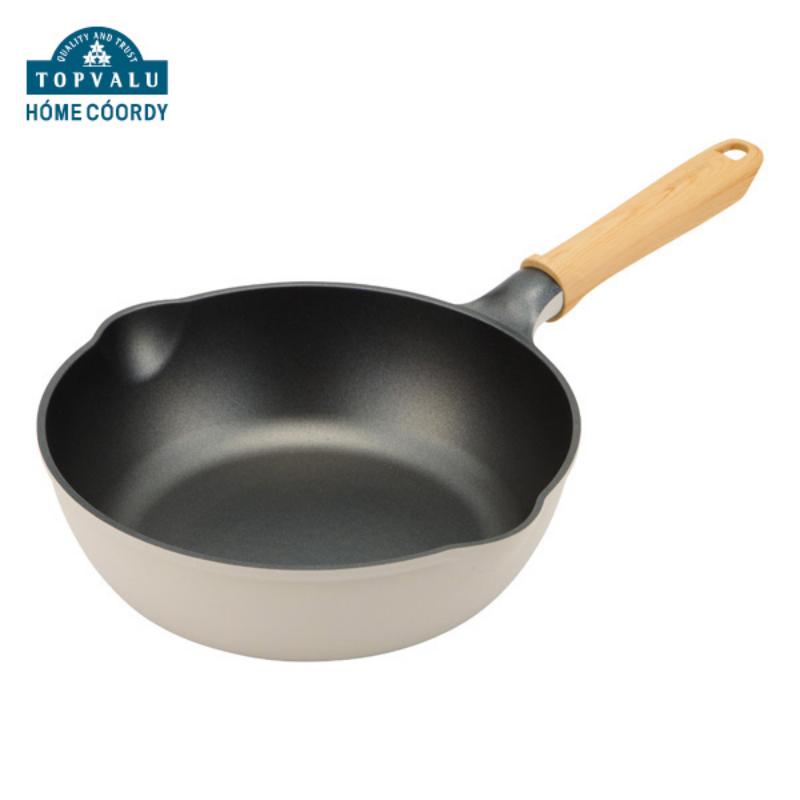 【ふるさと納税】ホームコーディ　IH対応　ダイヤモンドコーティング　軽量フライパン　24cm　深型 イオンリテール 調理　料理