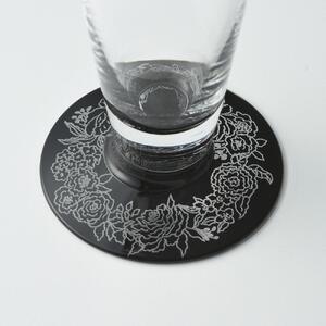 ぬりもん de Verre ピルスナーグラス 蒔絵 ボタニカル  銀