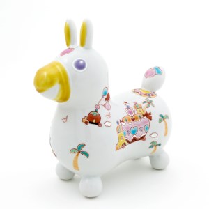 【RODY×九谷焼】九谷焼置物ロディ「王様の遊行」 055008