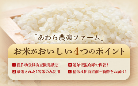 【先行予約】【令和7年産・新米】【一等米】＜定期便3回＞ ハナエチゼン 精米 10kg × 3回（30kg）《発送直前精米！》  ／ ブランド米 華越前 ご飯 お米 白米 新鮮 あわら市産 農家直送 