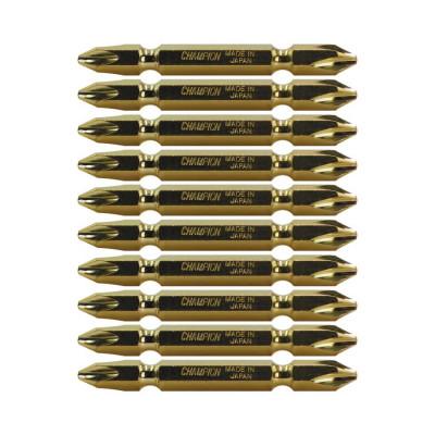 ふるさと納税 富田林市 チャンピオンツール　ゴールド 両頭ビット +2×65 10本組 プラス マグネット付き |  | 03