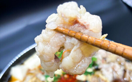 ラー麦ちゃんぽん麵付き 醤油スープが旨い！お試しもつ鍋セット２人前（牛もつ200g×１P）＜株式会社BeerO’Clock＞那珂川市[GES027]