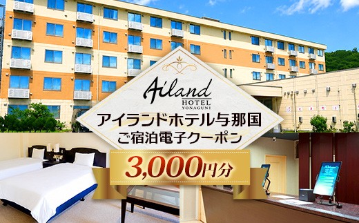 
                  アイランドホテル与那国 ご宿泊クーポン 3000円分 IR-4 ｜ 沖縄県 与那国町 与那国島 電子クーポン クーポン 宿泊 旅行  3,000円
                