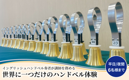 柏市発・世界に1つだけのハンドベル体験（平日・夜間・6名様まで） 〈 音楽体験 チケット ふるさと納税 〉