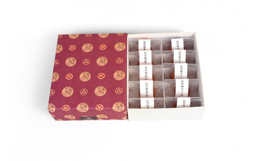 
紀州 梅真鯛梅・紀州梅まぐろ梅　詰合せ　十個入
