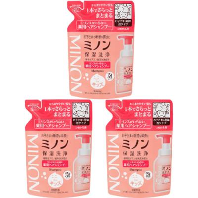 ふるさと納税 浅口市 ミノンリンスがいらない薬用ヘアシャンプー詰替　3個　320mL
