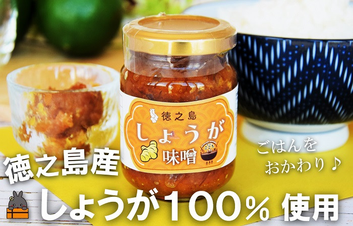 
                  2312 徳之島産しょうが100%使用！ごはんのお供！徳之島しょうが味噌（100ml） （ しょうが 生姜 ショウガ 味噌 お味噌 ごはんのお供 ごはん 調味料 瓶 国産 徳之島 奄美 鹿児島 美味しい キッチンこころ ）
                