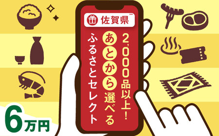 【あとから選べる】佐賀県ふるさとギフト 6万円分 [41AAZY004]
