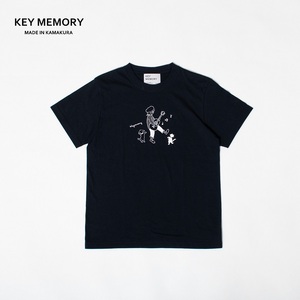 《2》メンズL　ミュージックTシャツ　NAVY