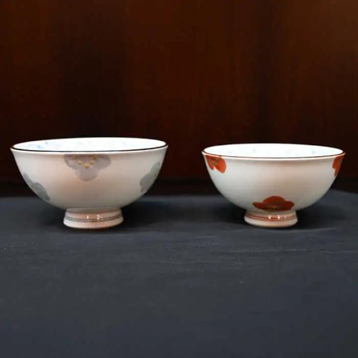 【波佐見焼】赤絵梅 茶碗・コップ 4点セット 食器 皿 【協立陶器】 [TC96] 波佐見焼