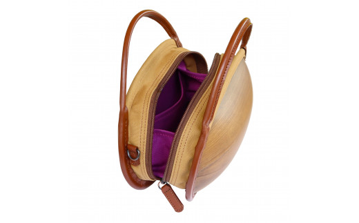 木製バッグ【monacca-bag/ishikoro ブラウン】 ハンドバッグ 木製ハンドバッグ 鞄 カバン バッグ 木のかばん メンズ レディース ファッション 木製 木の プレゼント 贈り物 父の