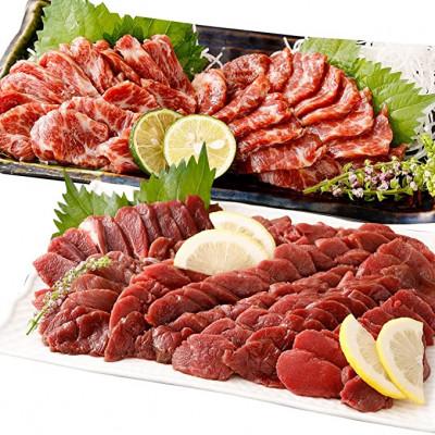 ふるさと納税 益城町 【馬刺し】熊本直送　赤身1kg+上霜降り(トロ)980gセット(益城町)