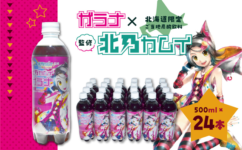 【ガラナ 500ml×24本】北乃カムイ　T057-002【株式会社丸善市町】