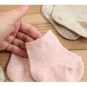 裏返しオーガニックコットンボタニカルダイソックスBABY　3足BOXセット　NSGK23-20【1446596】