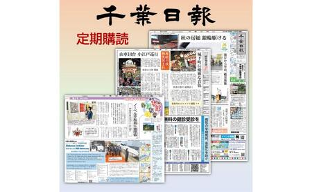 新聞 千葉日報 県紙 地方紙 新聞【半年購読 県外郵送】