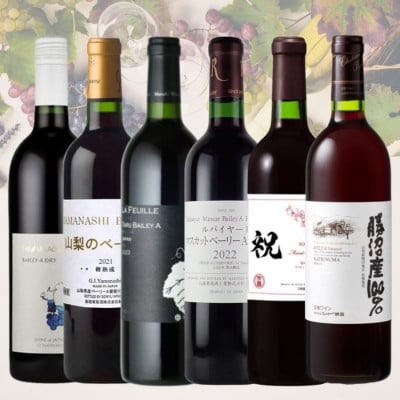 
            マスカットベーリーAワイン6本セット　030【1625038】
          