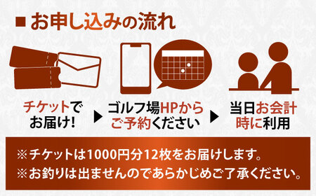 エクセレントゴルフクラブみたけ花トピアコースゴルフプレー割引券1万2千円分（寄附金区分4万円） [AVAJ004]