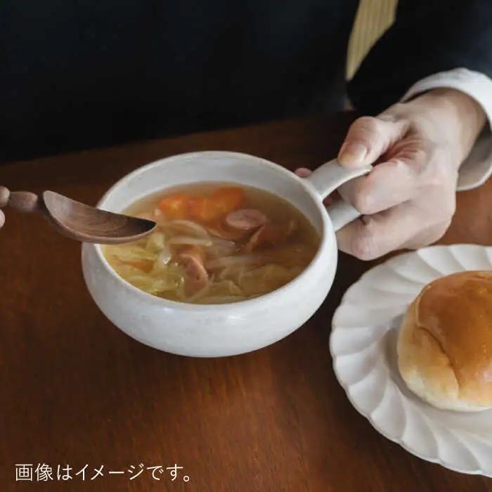 【波佐見焼】スープのためのカップ（アンティークホワイト） 2個セット 食器 皿【イロドリ】[KE64] 波佐見焼