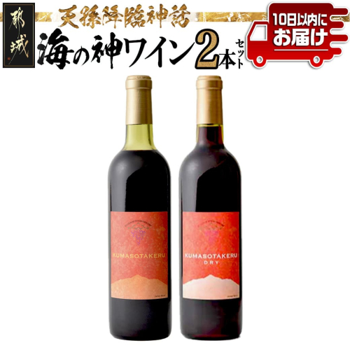 天孫降臨神話・海の神 ワイン2本セット ≪みやこんじょ特急便≫_14E-20-015-Q