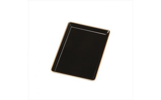 7.0 切手盆 金渕付 ［YG528］