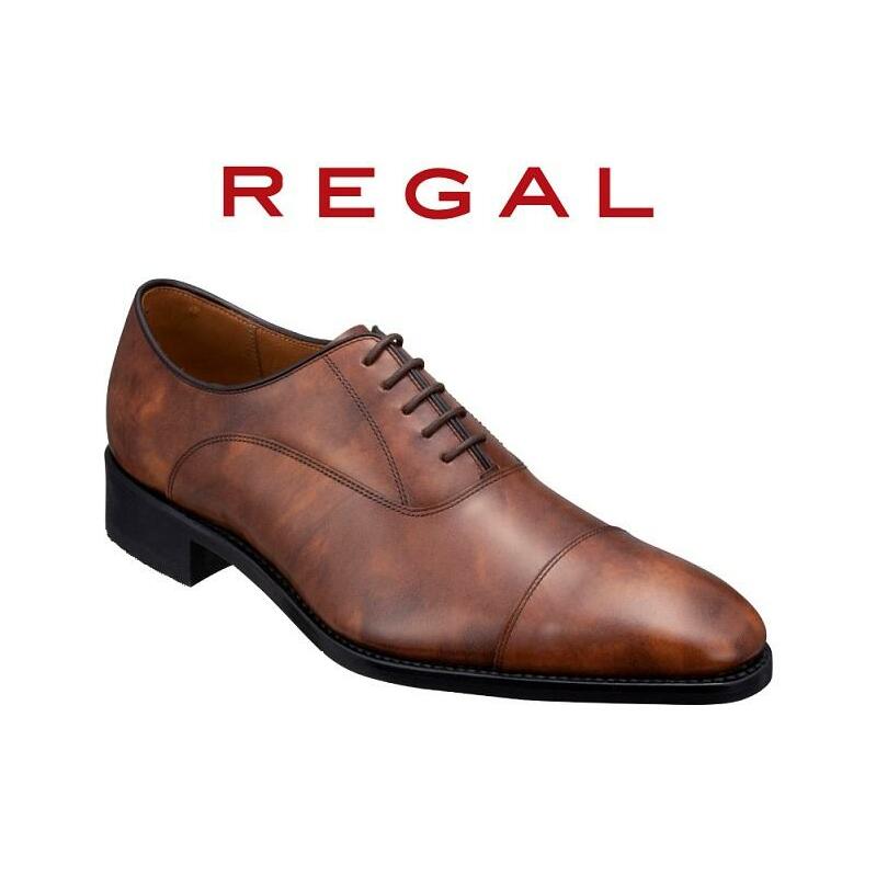 【ふるさと納税】革靴 リーガル ビジネスシューズ 315R 23.5cm～27cm ブラウン 茶 ストレートチップ REGAL 盛岡市産モデル 紳士靴 ビジネス 靴 シューズ フォーマル ドレスシューズ リーガル靴 社会人 学生 メンズ レディース 牛革 革 本革 岩手 岩手県 盛岡市