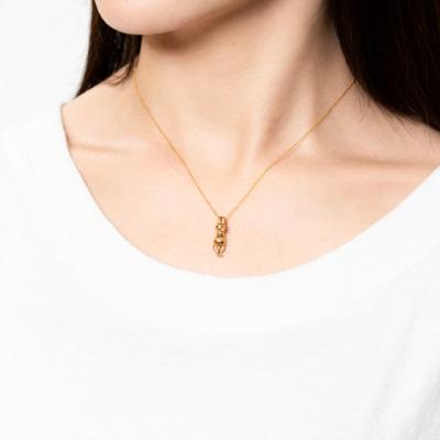 ふるさと納税 甲府市 K24 ぶら下がり ネコちゃん 純金 ゴールド ペンダント ネックレス HH19777 |  | 03