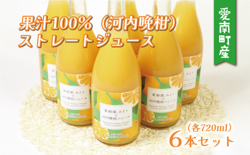 
            みかん 果汁 100% ストレート ジュース 720ml × 6本 セット 13000円 河内晩柑 かわちばんかん 愛南ゴールド あいなん 御荘柑 数量限定 期間限定 高級 贈答 ギフト プレゼント お歳暮 母の日 敬老の日 こどもの日 おやつ 国産 フルーツ 果物 柑橘 産地直送 農家直送 特産品 完熟 濃厚 人気 限定 甘い ジューシー 新鮮 果実 さわやか 果樹園みどり 愛南町 愛媛県
          