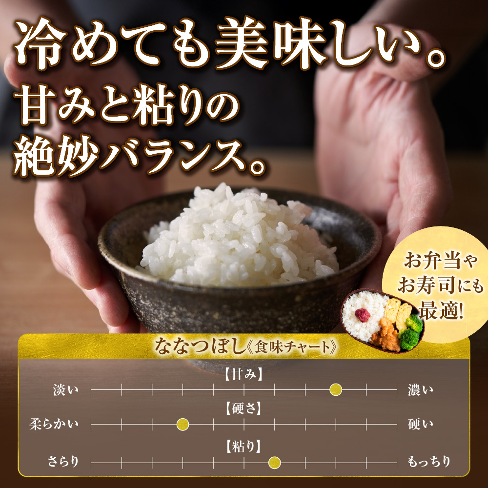 【定期便】【令和8年度産米】北海道産 ななつぼし 5kg 9回｜ 精米 お米 北海道 石狩市
