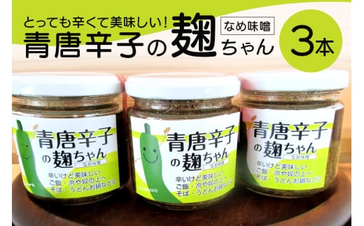 とっても辛くて美味しい！青唐辛子の麹ちゃん ふかさわ農園 青唐辛子 調味料 発酵食品 麹 笠間市 茨城県