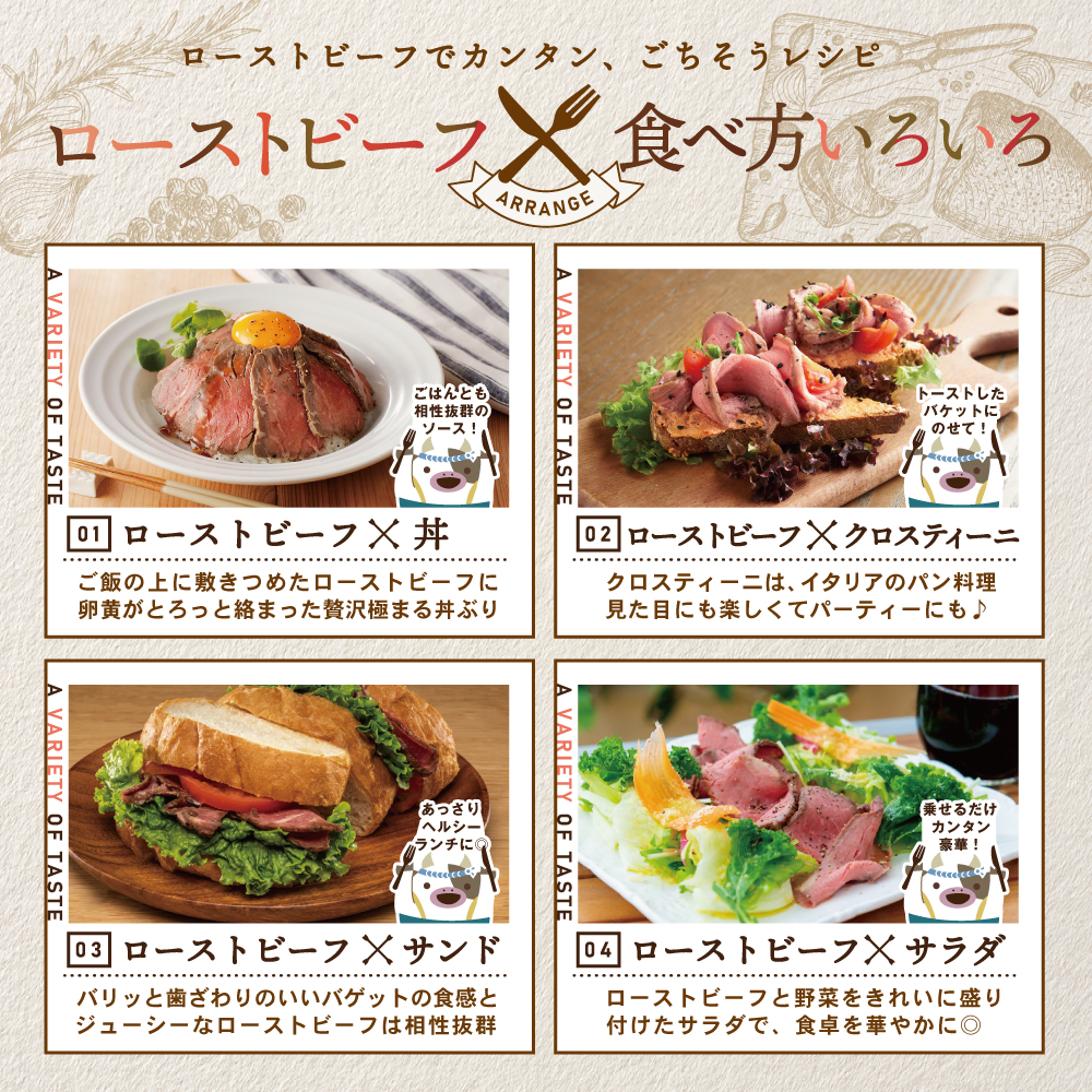 ローストビーフ 約500g【NS0000009】