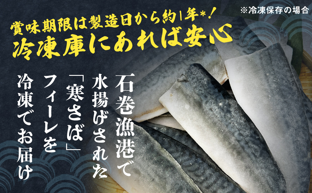さば 〈 訳あり 〉12月配送 宮城県産 寒さば フィーレ 無塩 1.5kg 冷凍　魚 青魚 鯖 切身 焼魚 煮魚 わけあり 不揃い ご家庭用 食塩無添加 国産 鯖フィレ サバフィーレ 切り身 バラバ