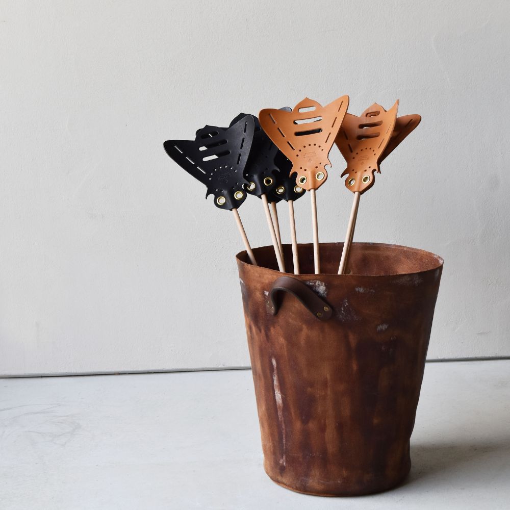 Teha’amana Fly flapper Black テハマナ 革のハエたたき ブラック