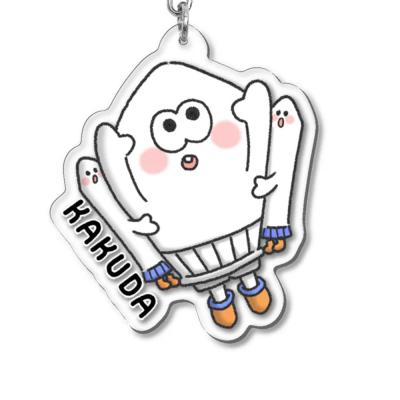 ふるさと納税 角田市 オリジナルアクリルキーホルダー(えいいち君とロッケ&ケット)5cm×5cm厚さ3mm |  | 02