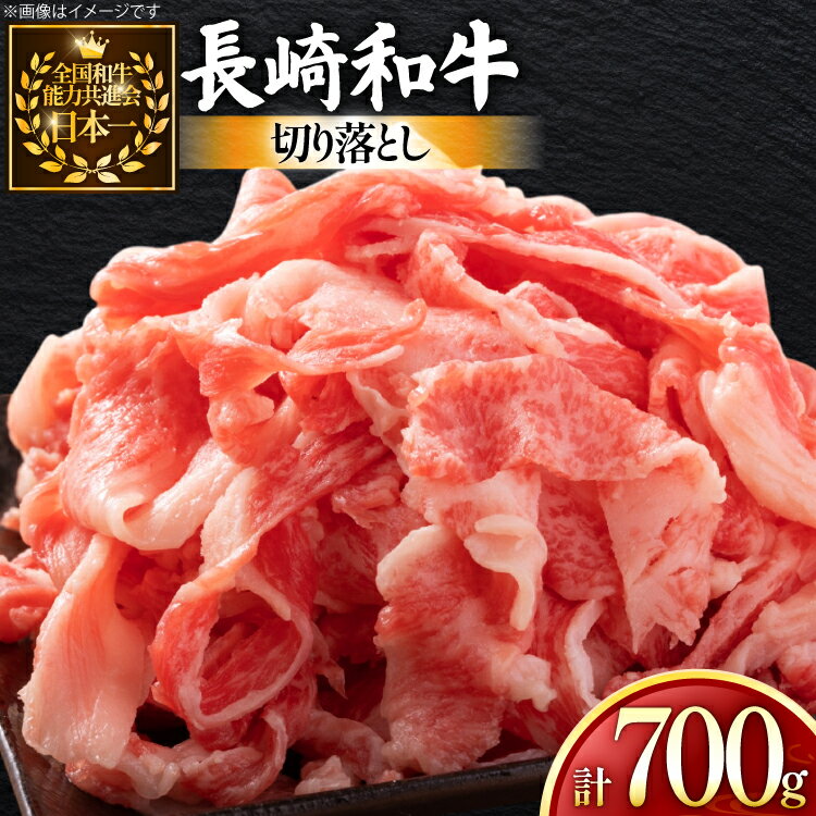 【ふるさと納税】牛肉 和牛 長崎和牛 切り落とし 700g [黒牛 長崎県 東彼杵町 hs42bag750081] 牛肉 バラ モモ もも 切り落とし牛肉 バラ モモ もも 切り落とし