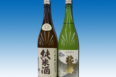 [12月21日決済分まで年内配送]地酒北の勝(純米酒・吟醸酒)1.8L×各1本 F-62003